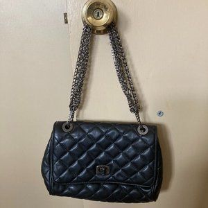 Black Quilted Chain Purse - NWT